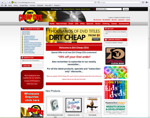 Dirt Cheap CDs